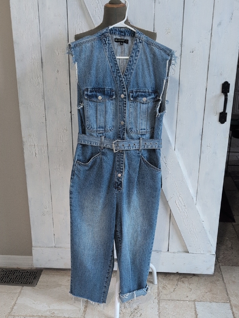 Blank NYC Light Wash Denim Piece with Logo Tag
